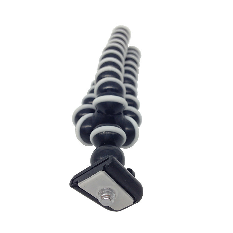 JMT-654154 Flexible Octopus Tripod Bracket for Sports Cameras - Elastic Material, Black Design