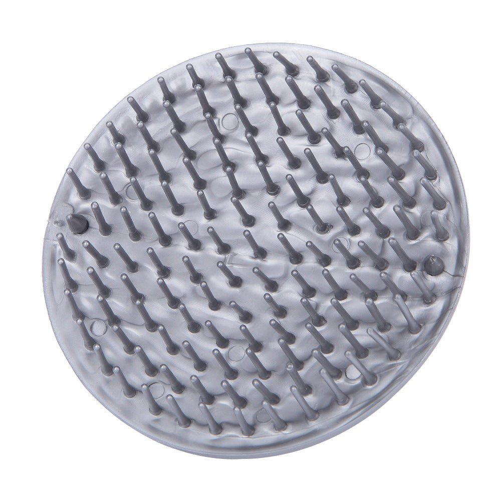 JMT-654282 Scalp Cleansing Dandruff Shampoo Brush - Lightweight PP Material, Available in Purple, Red, and Gray