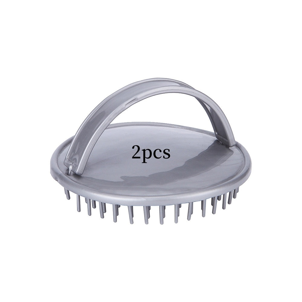 JMT-654282 Scalp Cleansing Dandruff Shampoo Brush - Lightweight PP Material, Available in Purple, Red, and Gray