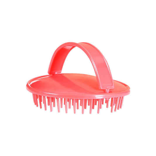JMT-654282 Scalp Cleansing Dandruff Shampoo Brush - Lightweight PP Material, Available in Purple, Red, and Gray