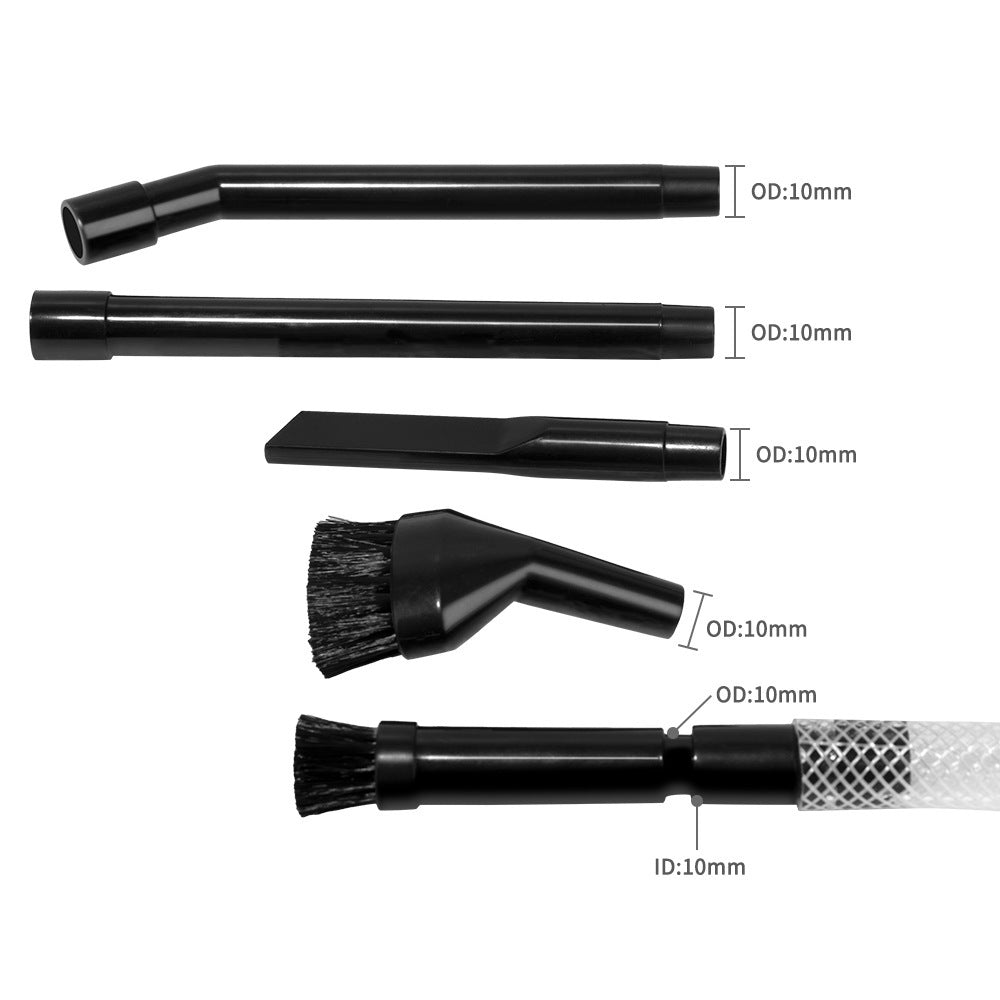 JMT-654410 8PCS Vacuum Cleaner Brush Accessories for 32mm Hoses - Ideal for Cars and Electronics