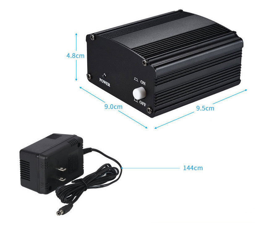 JMT-654474 48V Phantom Power Supply for Large-Diaphragm Condenser Microphones with Noise Reduction Features