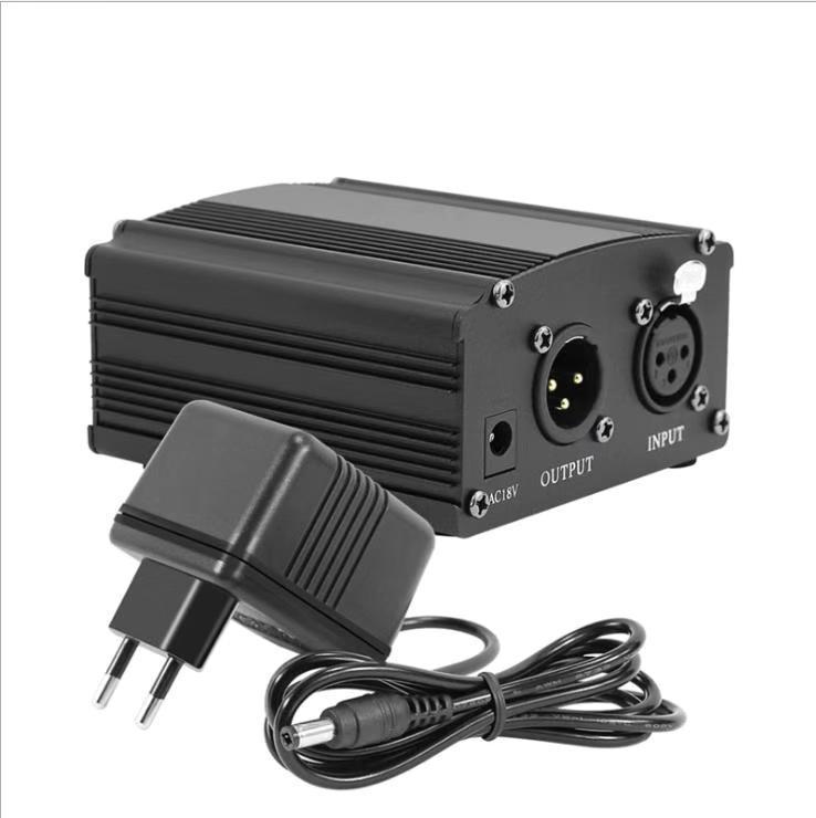 JMT-654474 48V Phantom Power Supply for Large-Diaphragm Condenser Microphones with Noise Reduction Features