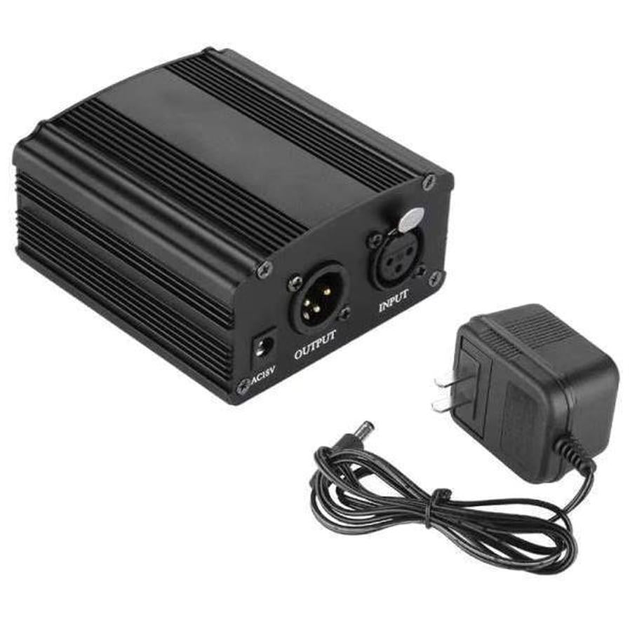 JMT-654474 48V Phantom Power Supply for Large-Diaphragm Condenser Microphones with Noise Reduction Features