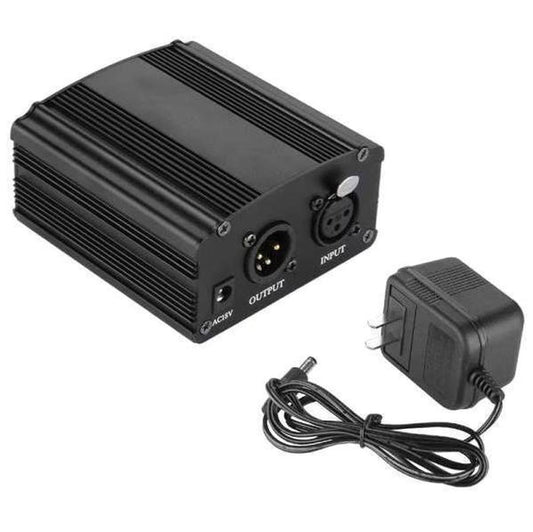 JMT-654474 48V Phantom Power Supply for Large-Diaphragm Condenser Microphones with Noise Reduction Features