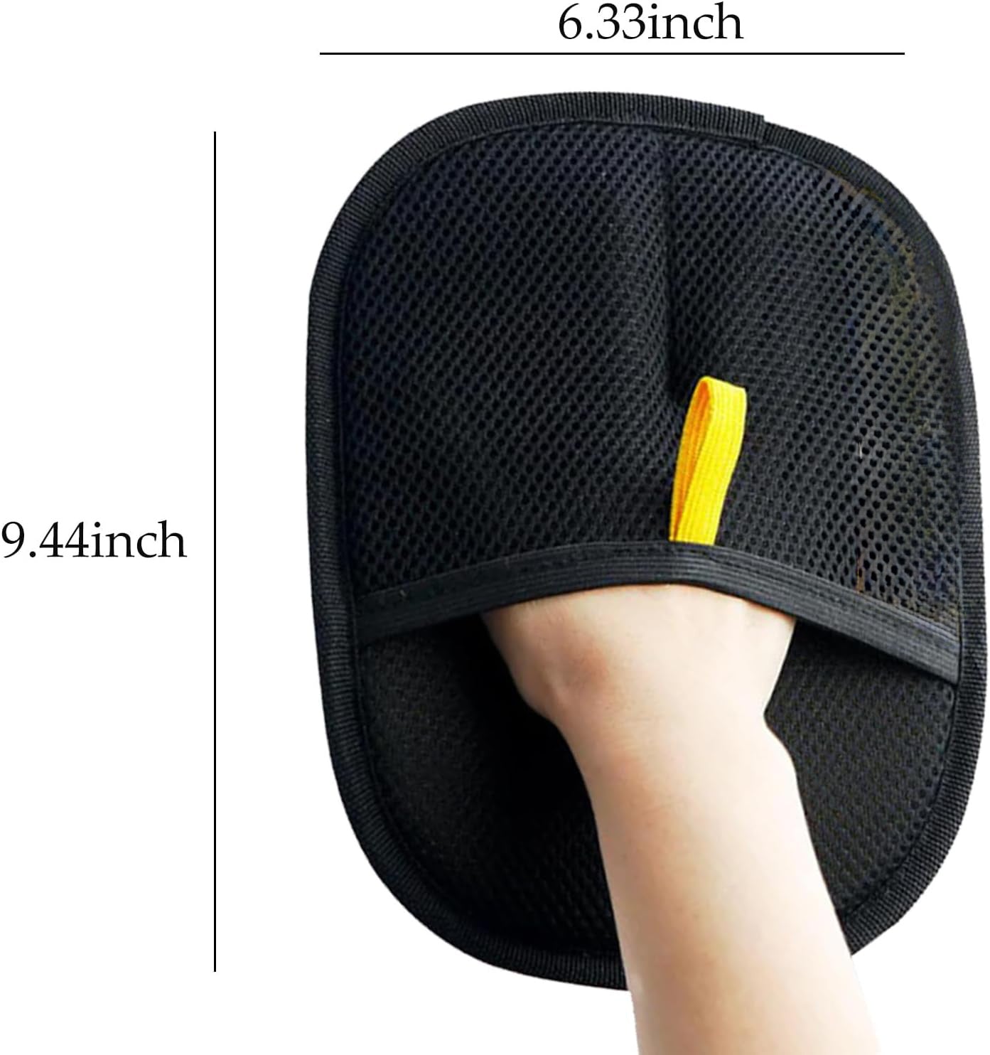 JMT-654538 Dual-Sided Pet Hair Removal Gloves with Electrostatic Bristles for Effective Fur Cleaning