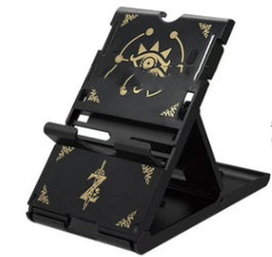 JMT-655306 Adjustable Folding Stand for Nintendo Switch and Mobile Devices with 7 Card Holders - Compact and Durable Design