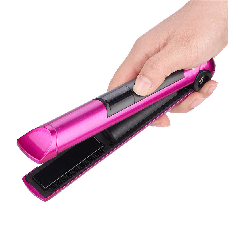 JMT-655434 Portable Mini Wireless Hair Straightener with USB Charging and Temperature Memory Function