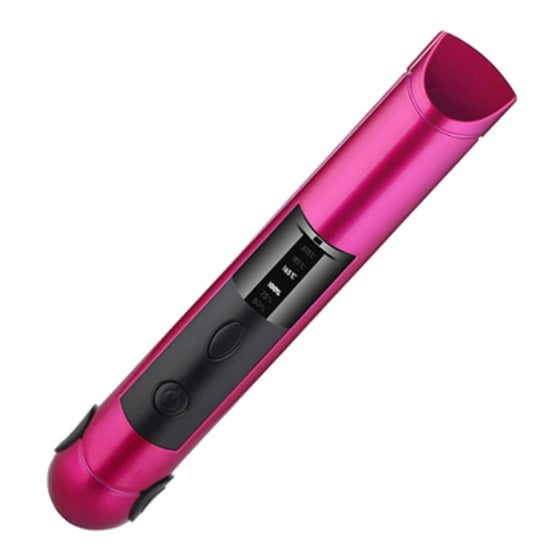 JMT-655434 Portable Mini Wireless Hair Straightener with USB Charging and Temperature Memory Function