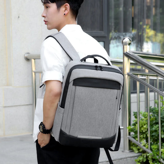 JMT-655626 Large USB Travel Laptop Backpack with Modern Design for Professionals and Students