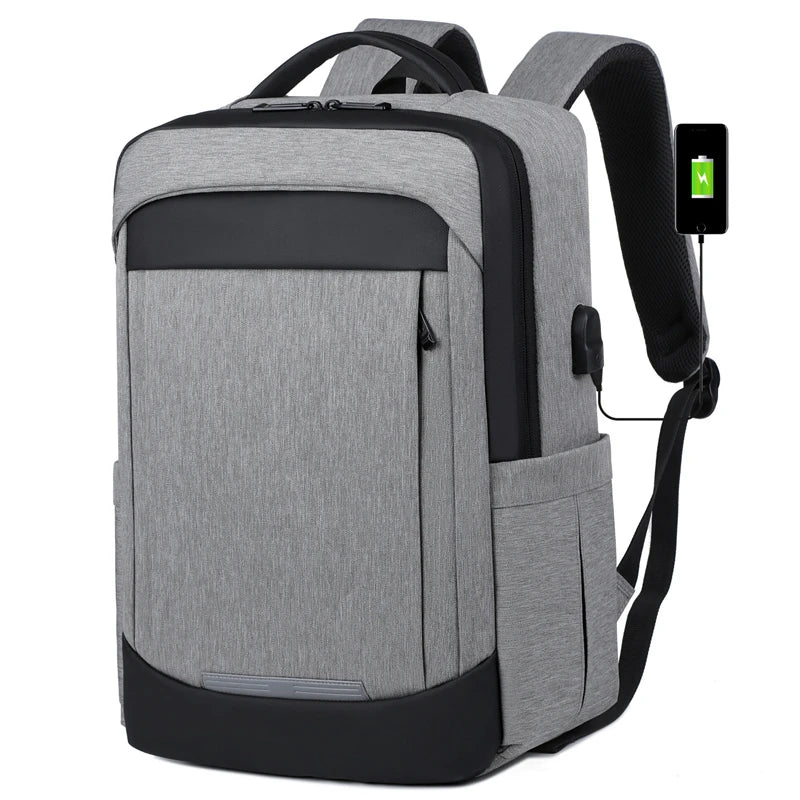 JMT-655626 Large USB Travel Laptop Backpack with Modern Design for Professionals and Students