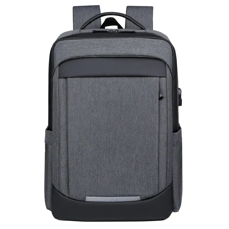 JMT-655626 Large USB Travel Laptop Backpack with Modern Design for Professionals and Students