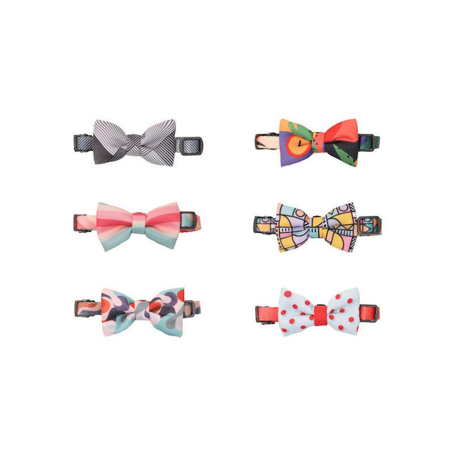 JMT-656266 Bow Tie Cat Collar in Cotton – Casual Style with Various Patterns and Colors