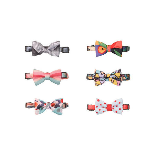 JMT-656266 Bow Tie Cat Collar in Cotton – Casual Style with Various Patterns and Colors