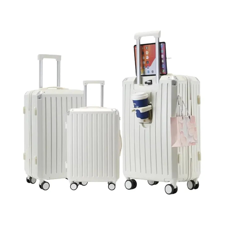 JMT-656330 Recyclable Travel Suitcase Set with Handle and Paper Tray for Convenient Packing