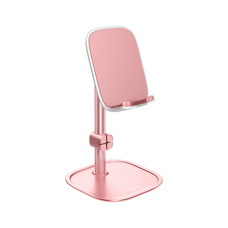 JMT-656458 Adjustable Aluminum Alloy Desk Tablet Stand with Silicone Grip for Phones and Tablets