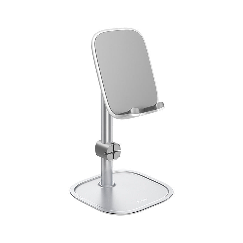 JMT-656458 Adjustable Aluminum Alloy Desk Tablet Stand with Silicone Grip for Phones and Tablets
