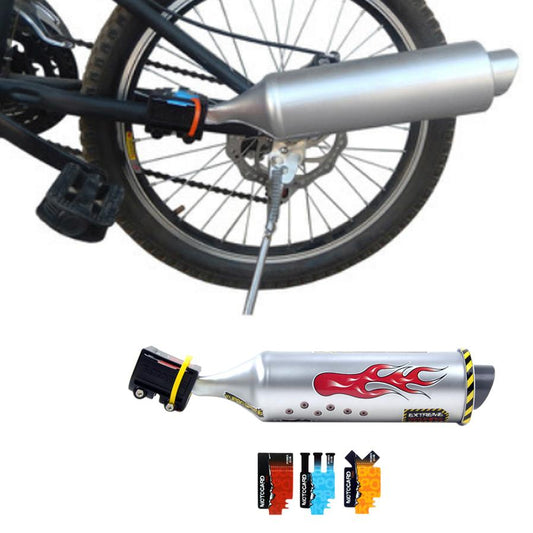 JMT-656522 Turbo Motorcycle Exhaust Sound Effect for Bicycles