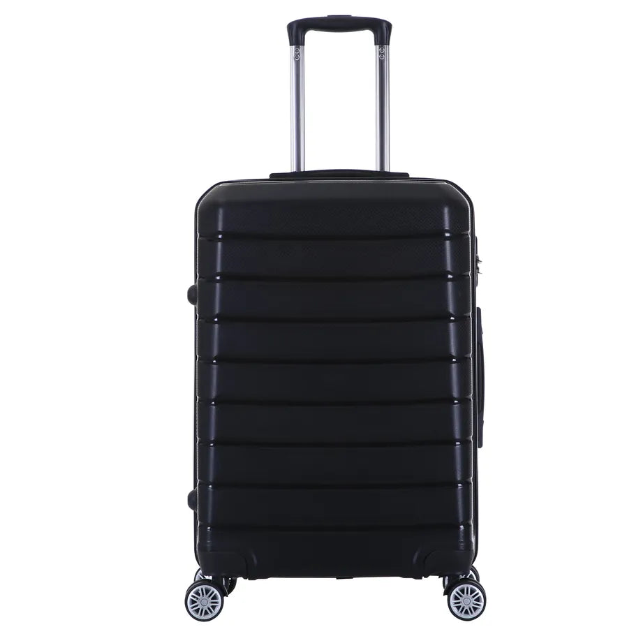 JMT-656650 Lightweight 3-Piece Hardside Luggage Set with Spinner Wheels for Effortless Travel