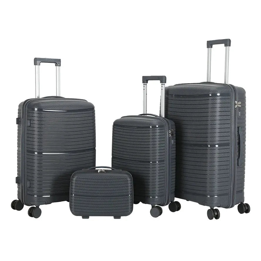 JMT-656714 Versatile TSA Lock Suitcase Travel Trolley Luggage Set with Spinner Wheels, Multiple Sizes Available