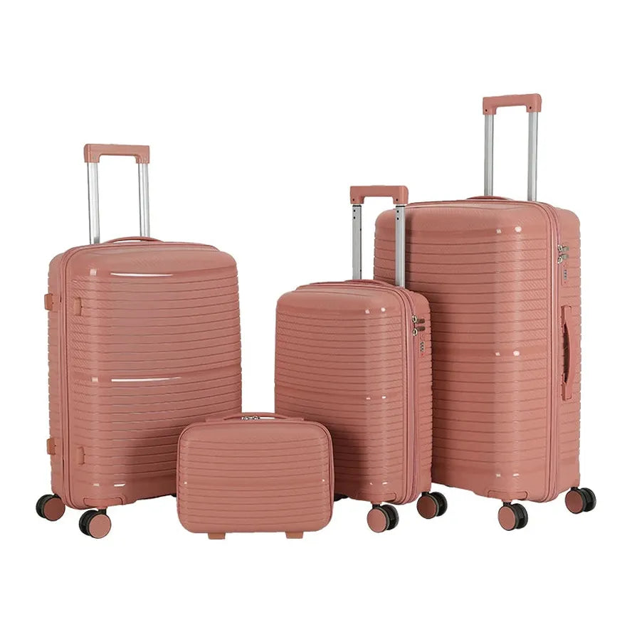 JMT-656714 Versatile TSA Lock Suitcase Travel Trolley Luggage Set with Spinner Wheels, Multiple Sizes Available