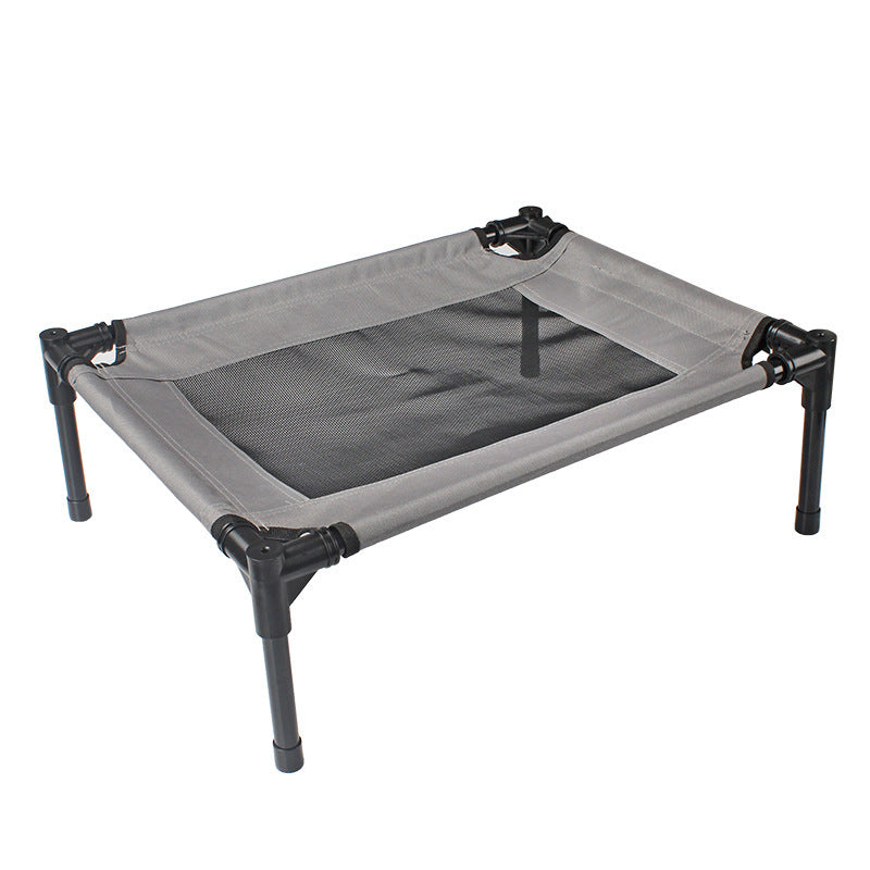 JMT-656906 Outdoor Portable Dog Bed with Removable Oxford Cloth Cover and Steel Frame for Camping and Home Use