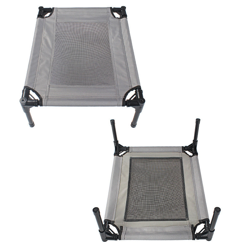 JMT-656906 Outdoor Portable Dog Bed with Removable Oxford Cloth Cover and Steel Frame for Camping and Home Use