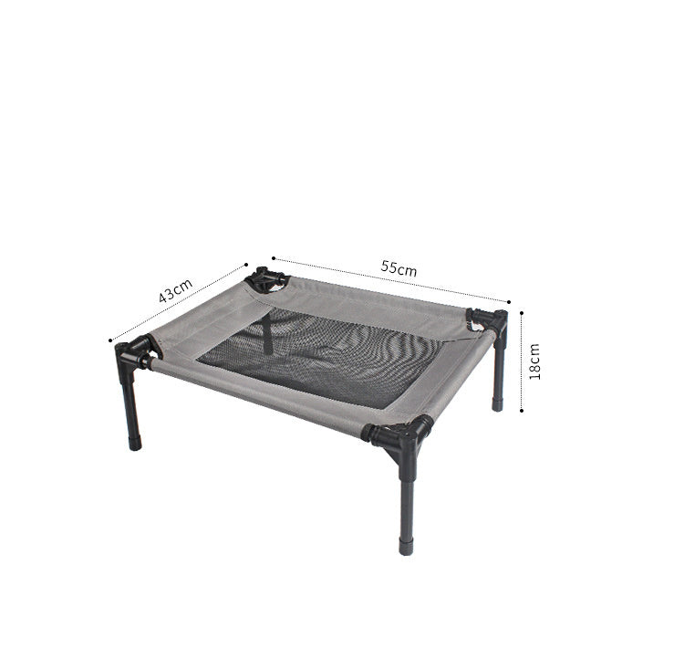 JMT-656906 Outdoor Portable Dog Bed with Removable Oxford Cloth Cover and Steel Frame for Camping and Home Use