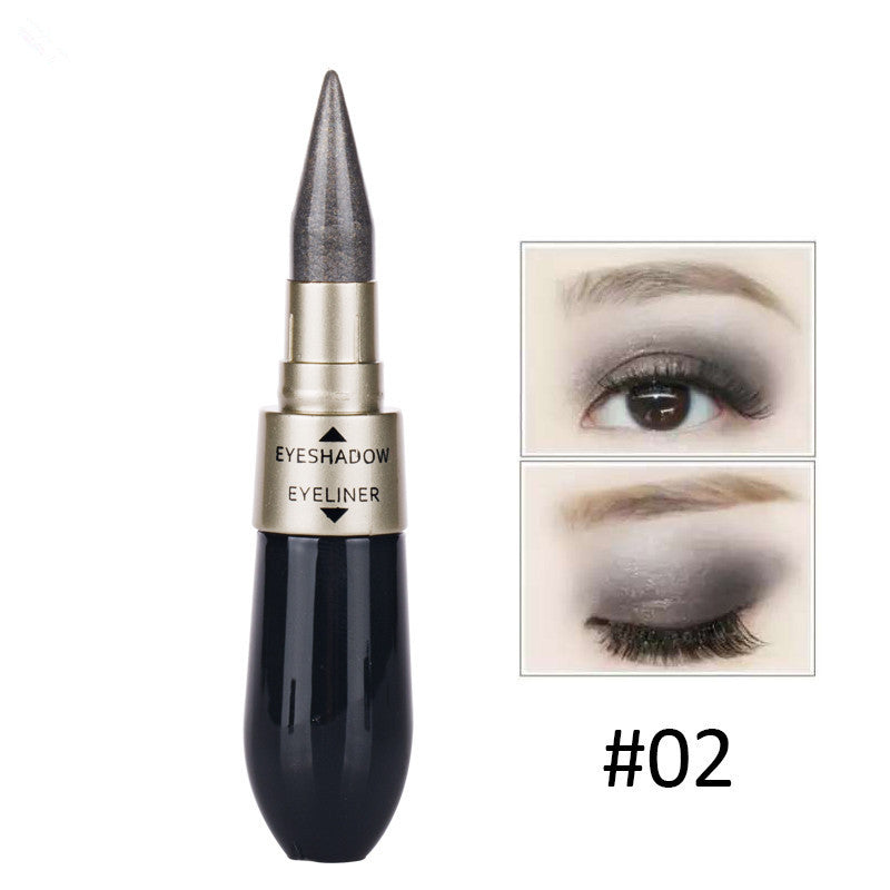 JMT-657034 Double-Ended Waterproof Eyeshadow and Eyeliner - Long-Lasting, Sweatproof, 6 Colors Available