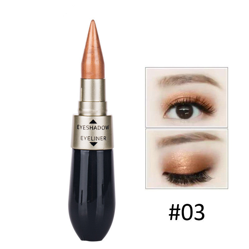 JMT-657034 Double-Ended Waterproof Eyeshadow and Eyeliner - Long-Lasting, Sweatproof, 6 Colors Available