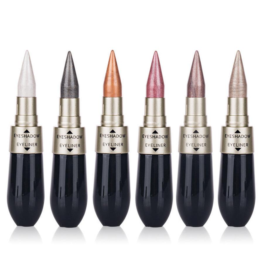 JMT-657034 Double-Ended Waterproof Eyeshadow and Eyeliner - Long-Lasting, Sweatproof, 6 Colors Available