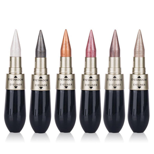 JMT-657034 Double-Ended Waterproof Eyeshadow and Eyeliner - Long-Lasting, Sweatproof, 6 Colors Available