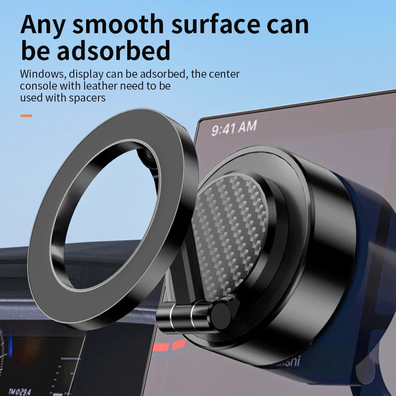 JMT-657418 360-Degree Rotating Foldable Vacuum Suction Phone Holder for Car, Wall, and Glass