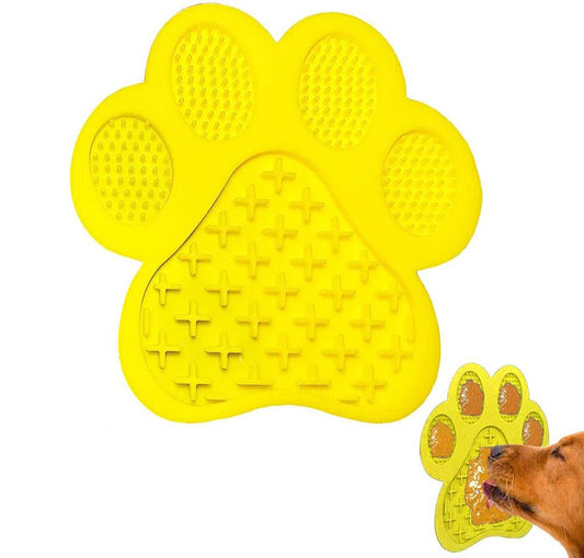 JMT-657738 Peanut Butter Dog Licking Mat with Strong Suction | Slow Feeder for Bathing, Grooming, and Training