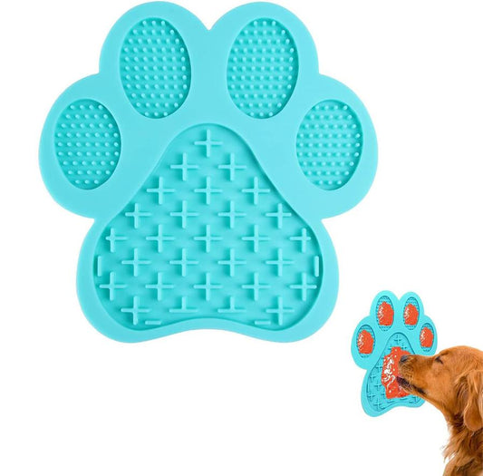 JMT-657738 Peanut Butter Dog Licking Mat with Strong Suction | Slow Feeder for Bathing, Grooming, and Training