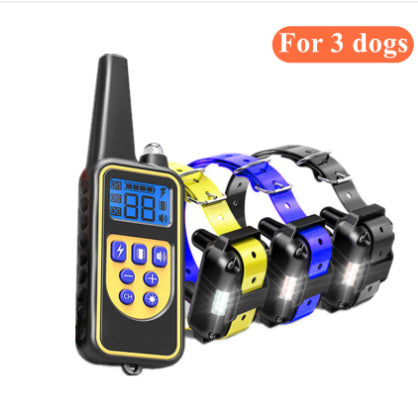 JMT-658570 Remote Control Dog Training Collar - Adjustable Plastic with Bark Stopper, Multi-Color Options