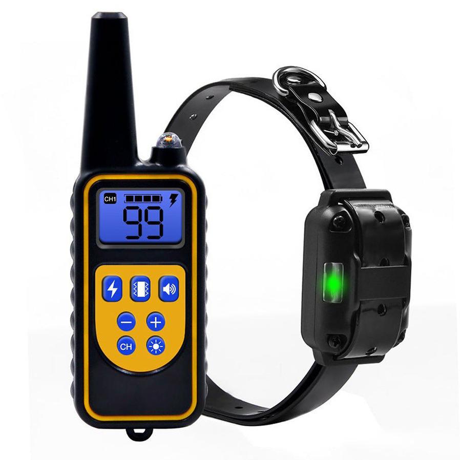 JMT-658570 Remote Control Dog Training Collar - Adjustable Plastic with Bark Stopper, Multi-Color Options
