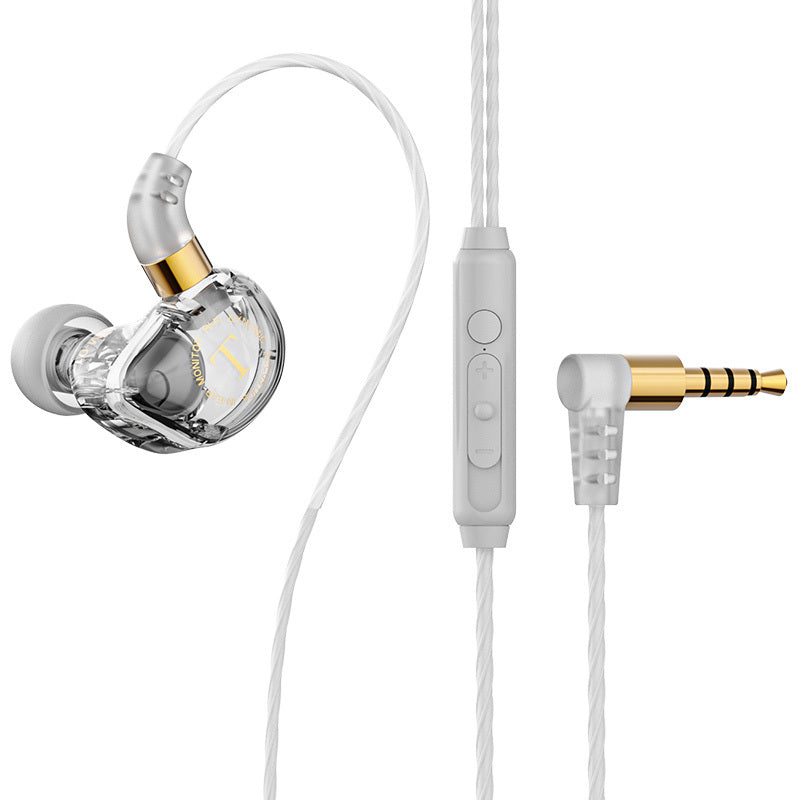 JMT-658570 Wired In-Ear Headphones with Heavy Bass and Microphone, 3.5mm Jack, Multiple Colors Available