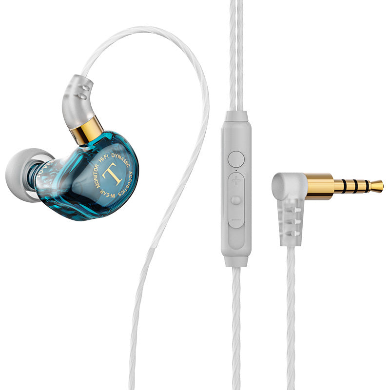 JMT-658570 Wired In-Ear Headphones with Heavy Bass and Microphone, 3.5mm Jack, Multiple Colors Available