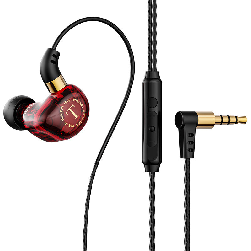 JMT-658570 Wired In-Ear Headphones with Heavy Bass and Microphone, 3.5mm Jack, Multiple Colors Available