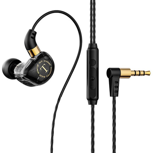 JMT-658570 Wired In-Ear Headphones with Heavy Bass and Microphone, 3.5mm Jack, Multiple Colors Available