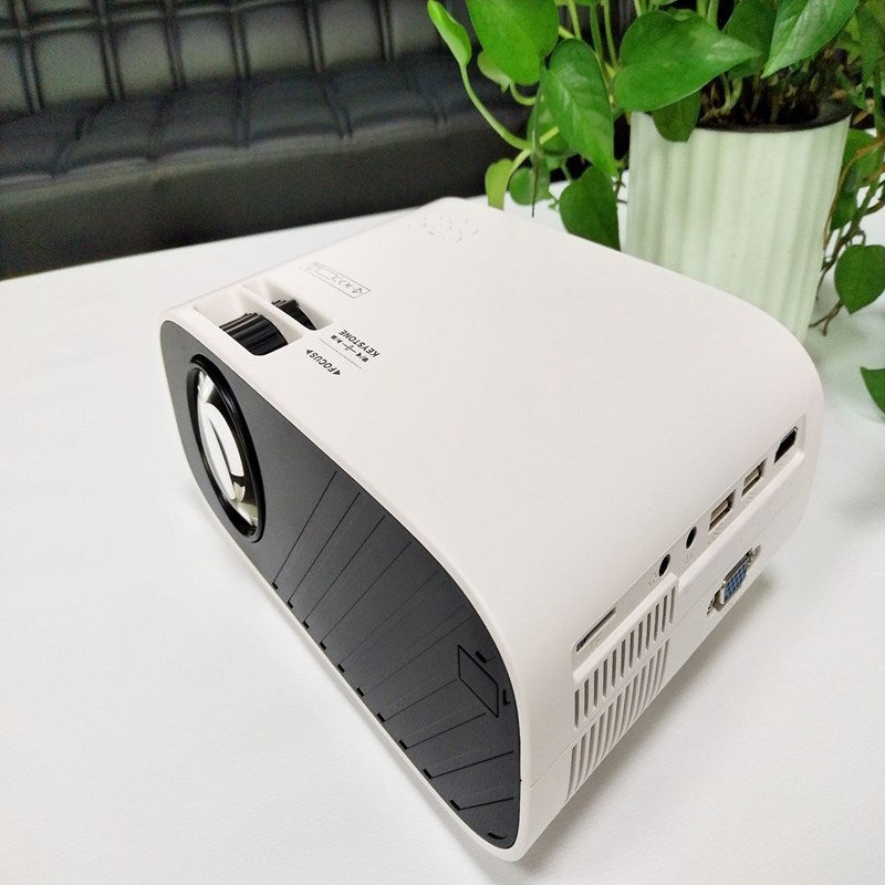 JMT-659082 Portable Smart Projector with LED Light Source, 1920x1080 Resolution, and Vertical Keystone Correction