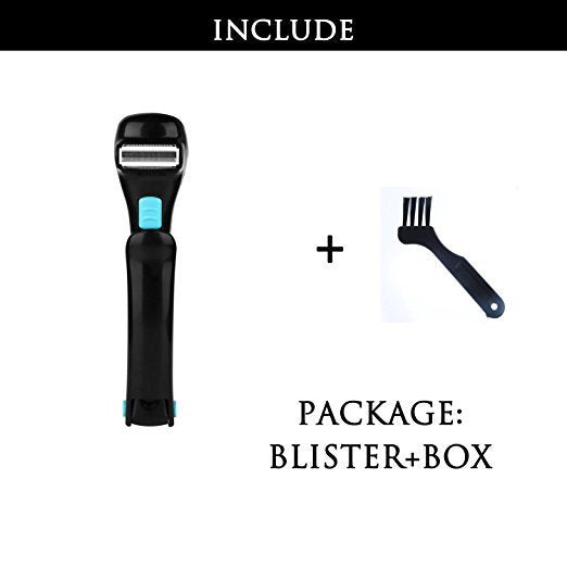 JMT-659146 Collapsible Electric Shaver with Long Handle for Easy Back Hair Removal