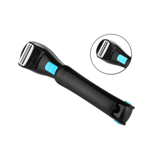 JMT-659146 Collapsible Electric Shaver with Long Handle for Easy Back Hair Removal