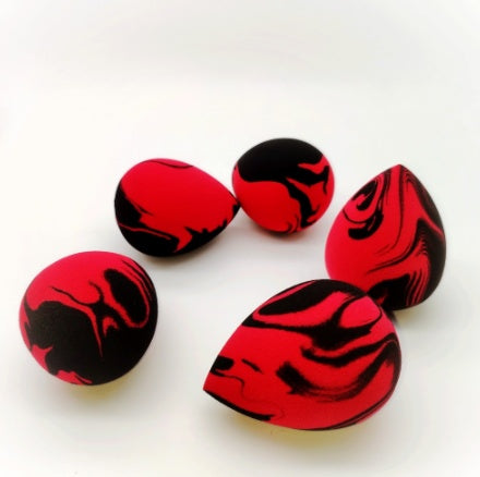 JMT-659338 Marbled Cosmetic Cotton Eggs for All Skin Types - Large and Mini Sizes Available