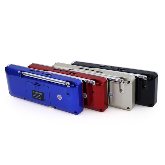JMT-659402 Portable Bluetooth Speaker with AM/FM Radio, Rechargeable Lithium-ion Battery, USB & TF Card Support, LCD Display