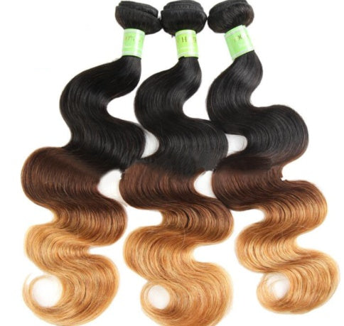 JMT-659594 Xuchang Body Wave T1B27 Ombre Hair Bundle - 1 Bundle