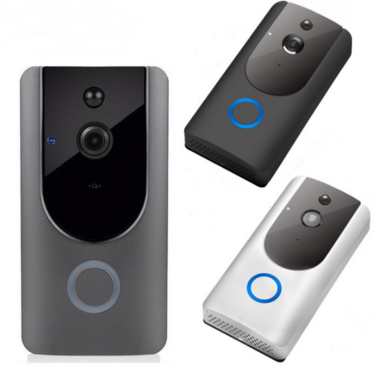 JMT-659722 Smart WiFi Video Doorbell with Night Vision and Two-Way Intercom System