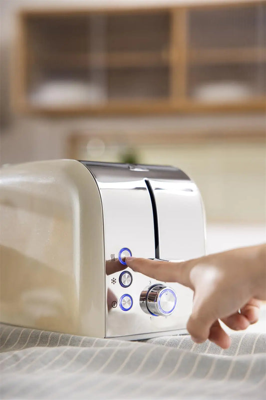 JMT-659722 Stainless Steel 2-Slice Electric Sandwich Toaster with Smart Features