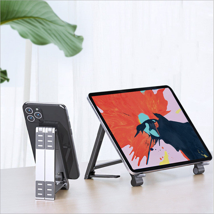 JMT-659914 3-in-1 Folding Portable Stand for Mobile Phones, Tablets, and Notebooks - Model M5